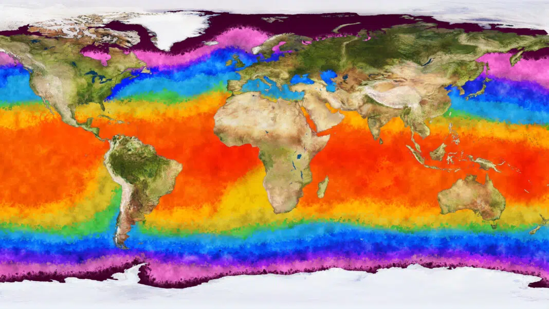 Earth Water Surface Global Warming Concept