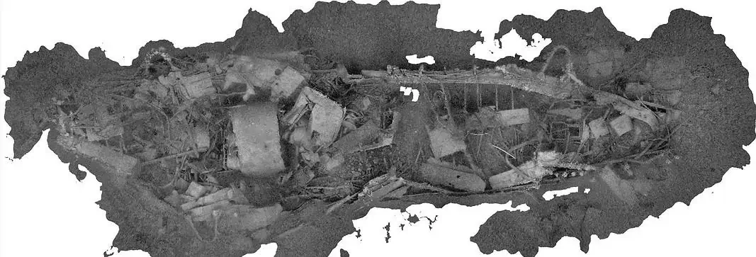 Sunken Shipwreck off Nova Scotia (Image courtesy Nova Scotia Shipwreck Mapping Project)